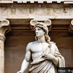 그리스 로마 신화 차이점 - A detailed classical Greek scene depicting anthropomorphic gods with deeply human emotions and imper...