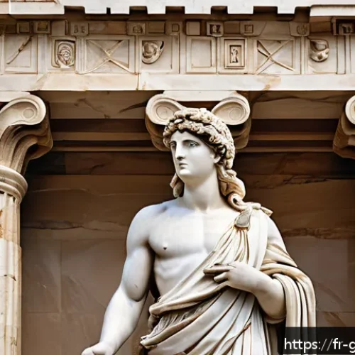 그리스 로마 신화 차이점 - A detailed classical Greek scene depicting anthropomorphic gods with deeply human emotions and imper...
