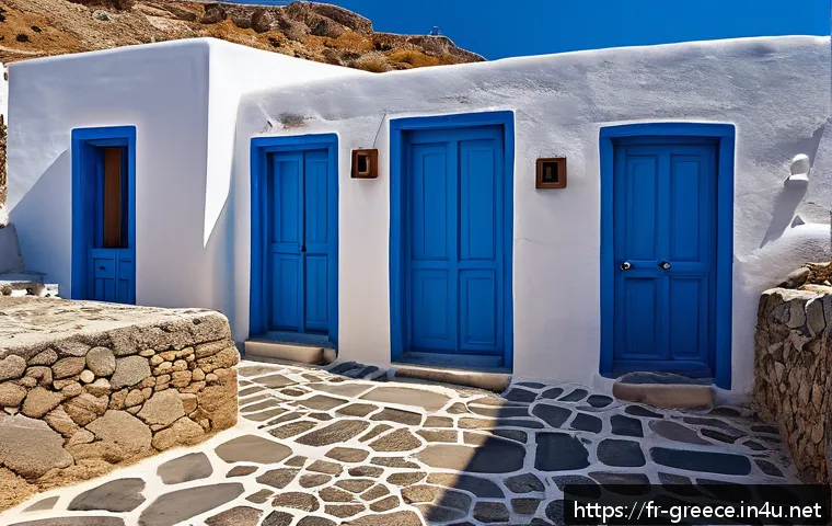 산토리니 역사와 관광 - An ancient Minoan village of Akrotiri, Santorini, perfectly preserved under volcanic ash, showcasing...
